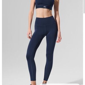 ALO Yoga Navy Blue Leggings